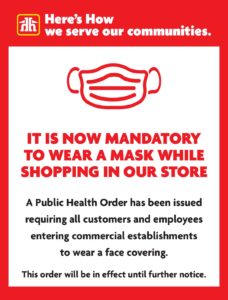 Masks are mandatory